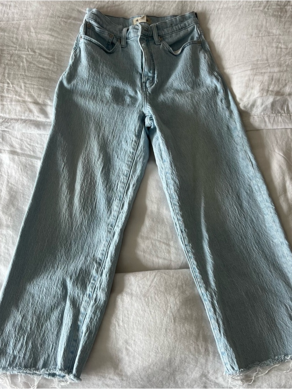 Madewell Perfect Vintage Wide Leg Cropped Jean